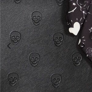 Betsey Johnson Black Skull Satchel, used once and realized it was too big
